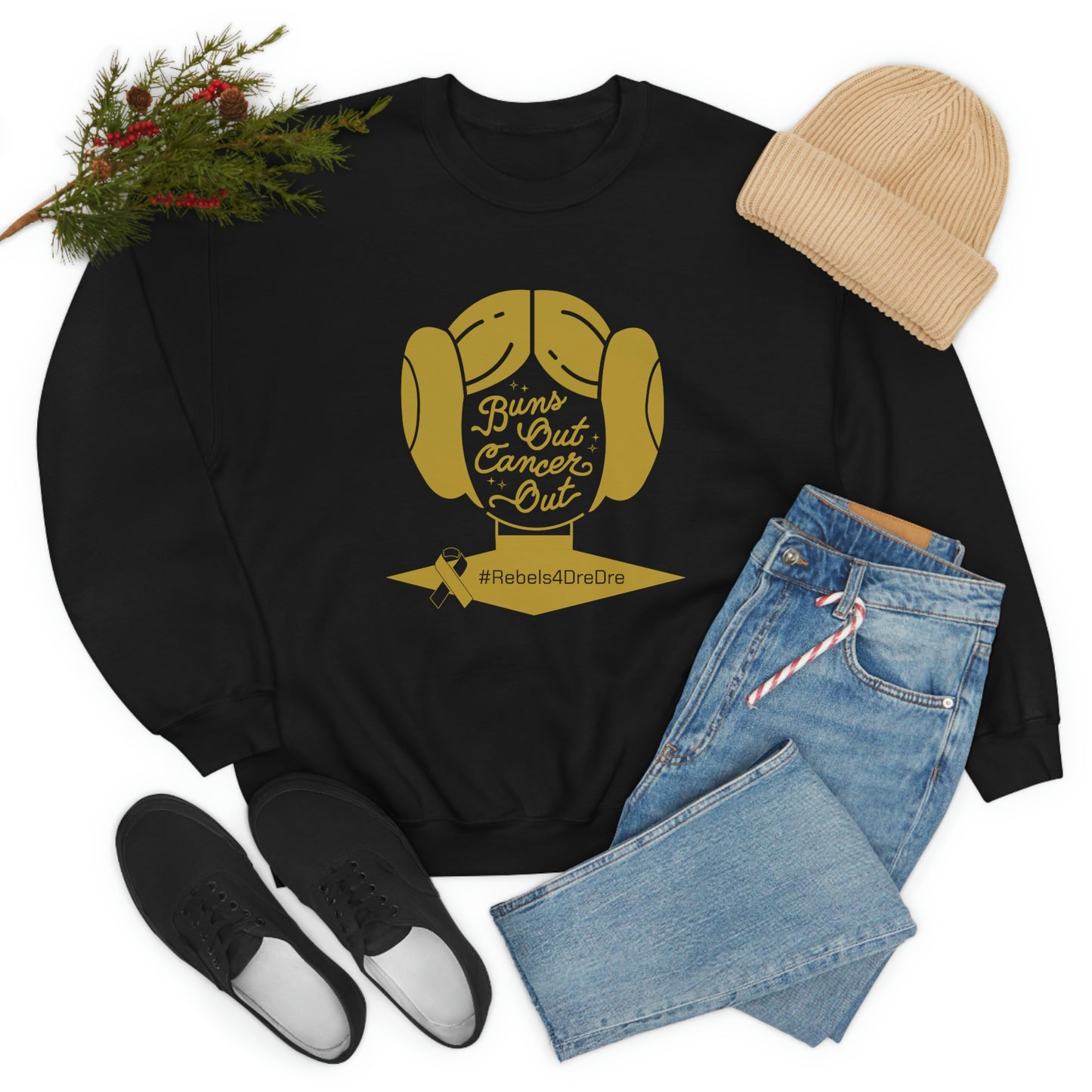 Adult Crewneck Sweatshirt (Gold Design)