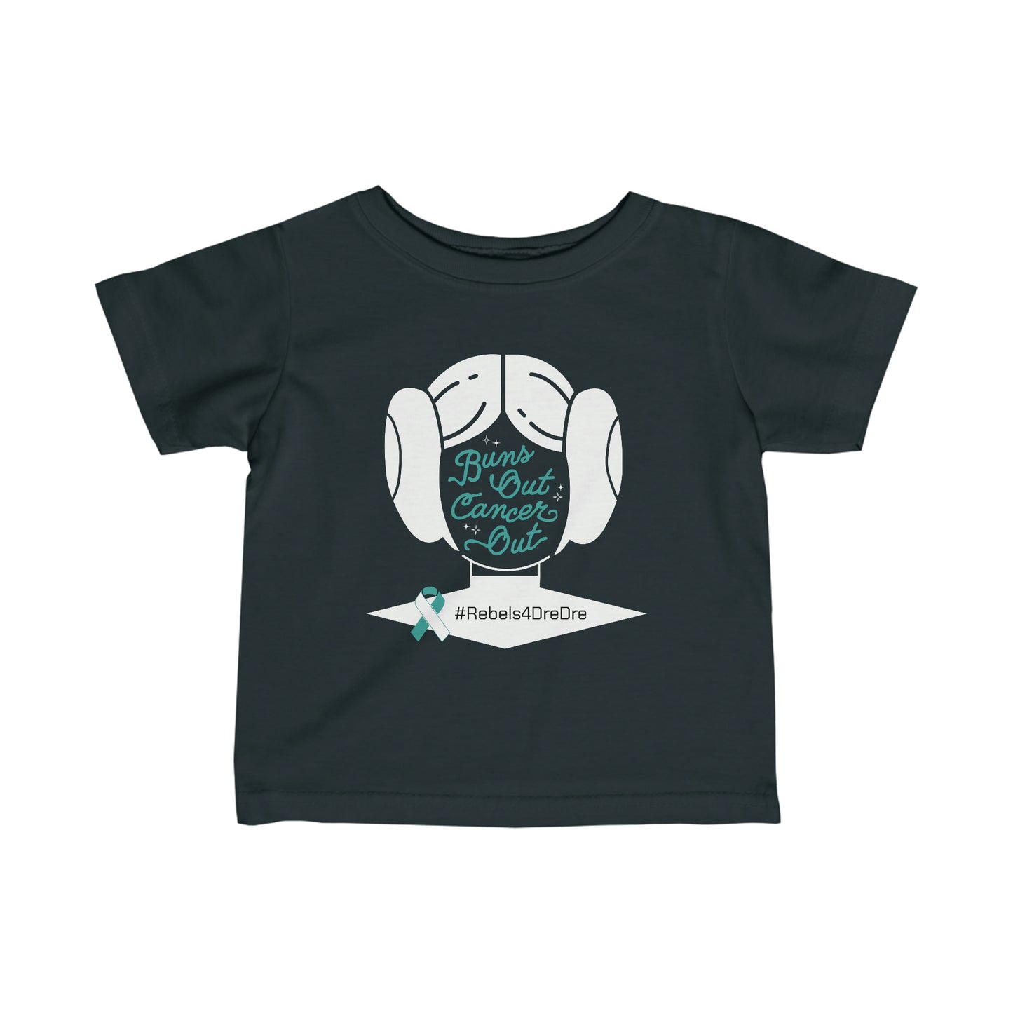 Infant Fine Jersey Tee (Black or White)