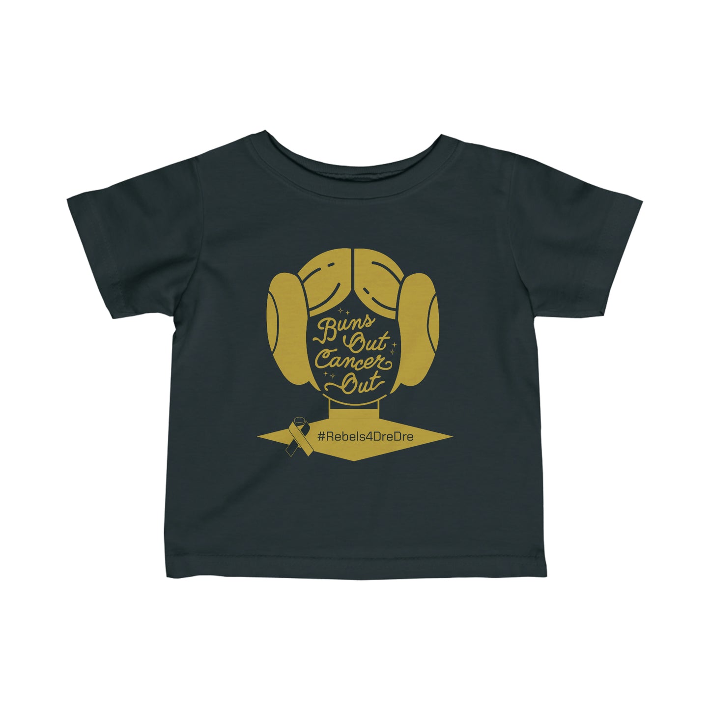 Infant Fine Jersey Tee (Gold Design)