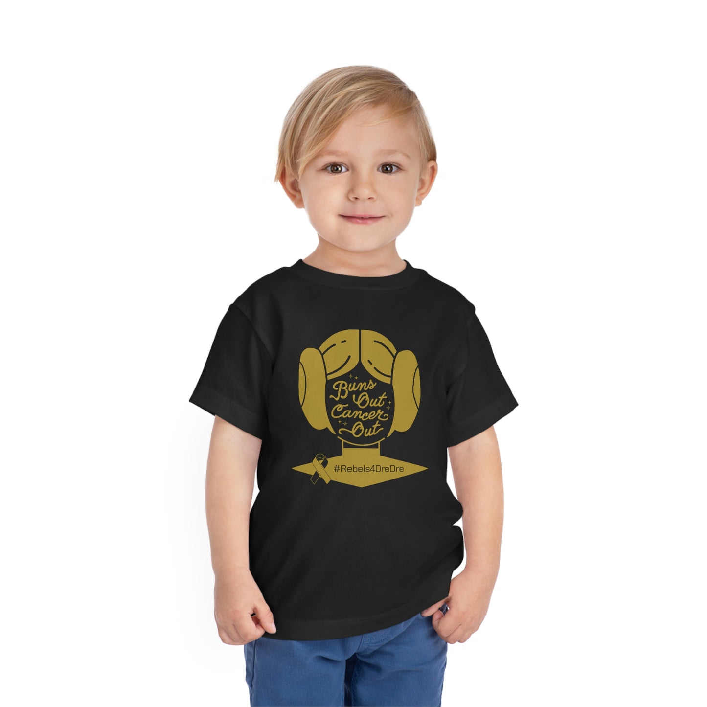 Toddler Short Sleeve Tee (Gold Design)