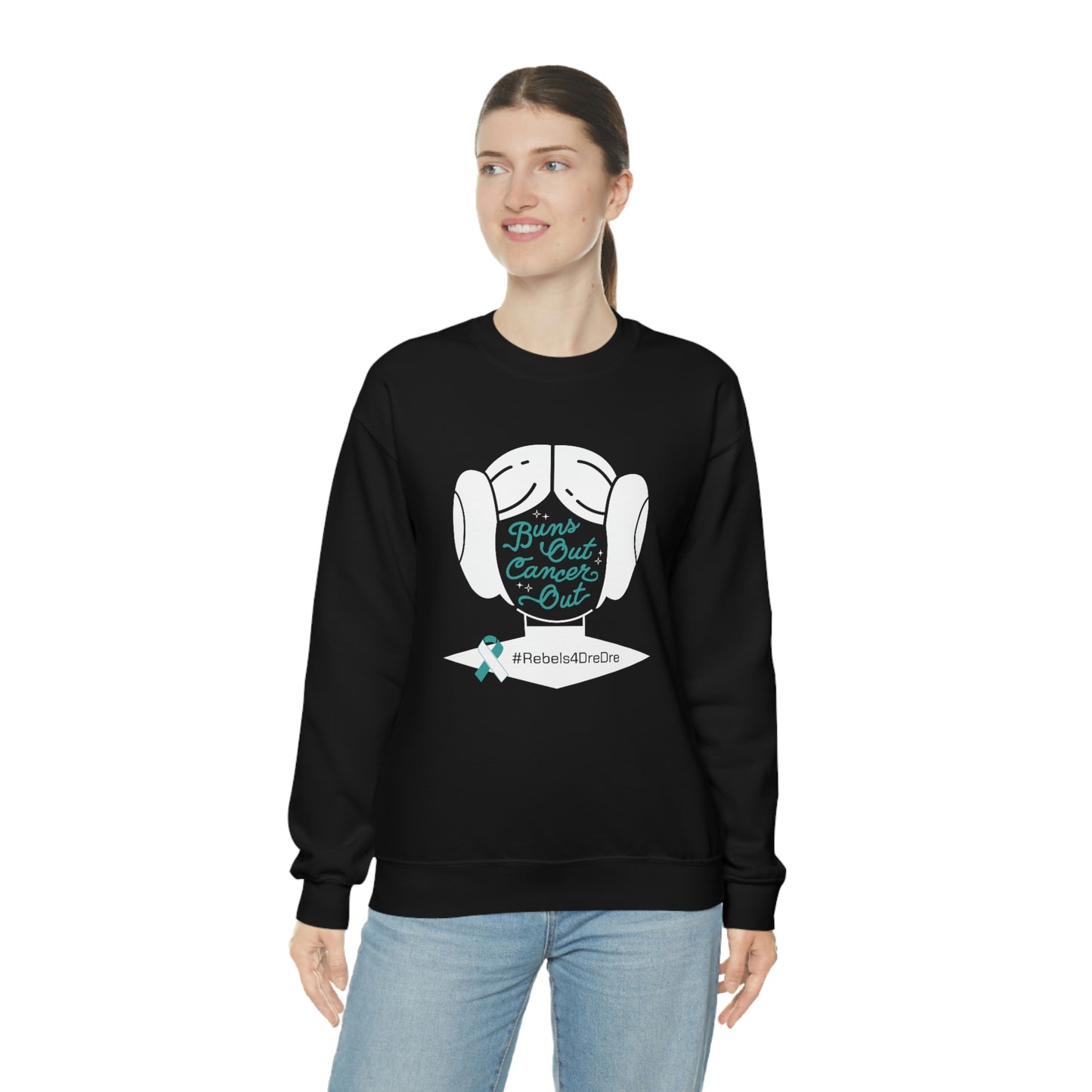 Adult Crewneck Sweatshirt (Black or White)
