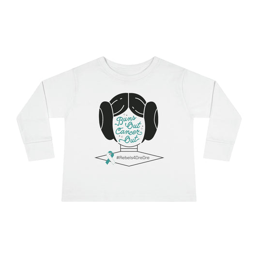Toddler Long Sleeve Tee (Black or White)