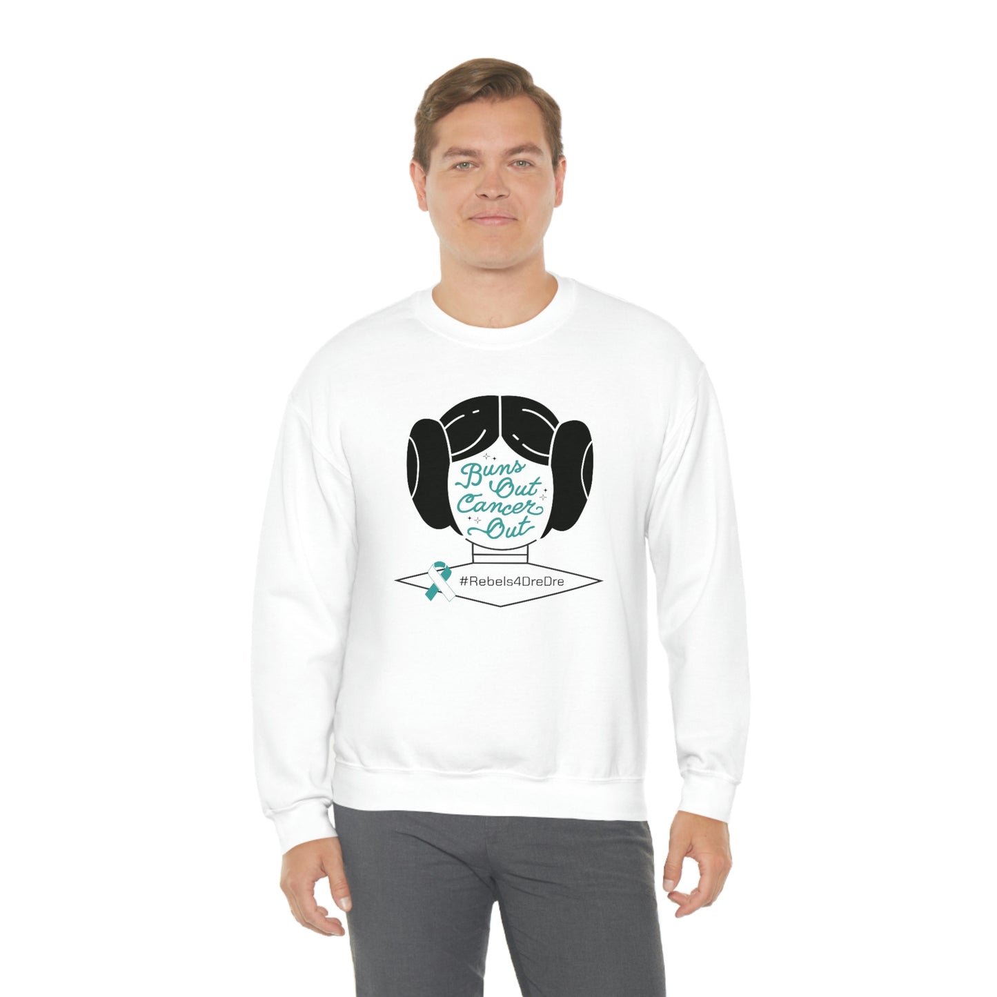 Adult Crewneck Sweatshirt (Black or White)