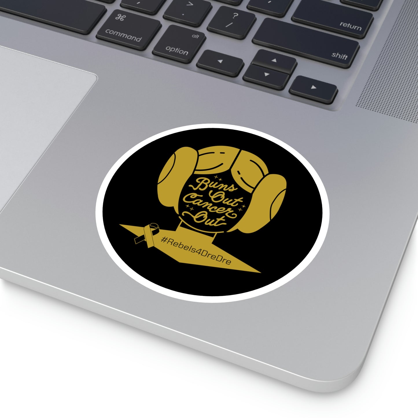 Round Stickers, Indoor\Outdoor (Gold Design)