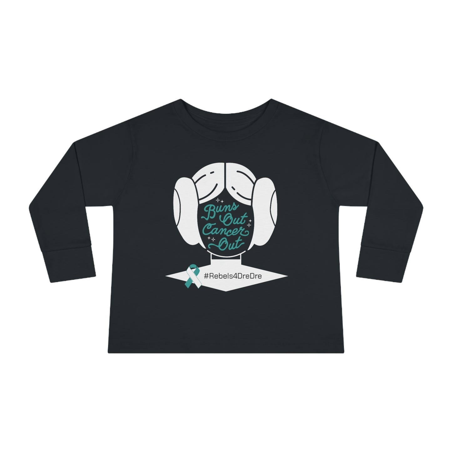 Toddler Long Sleeve Tee (Black or White)