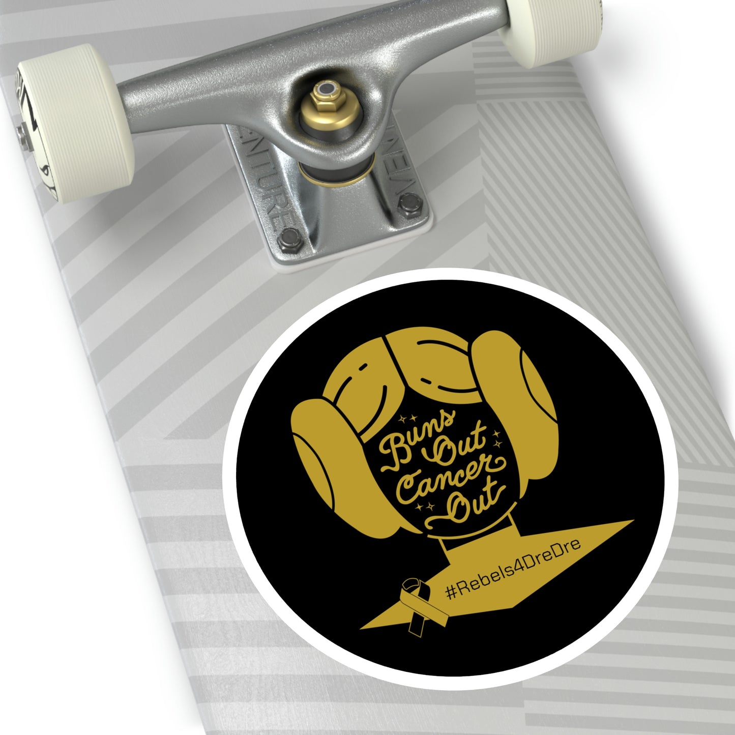 Round Stickers, Indoor\Outdoor (Gold Design)