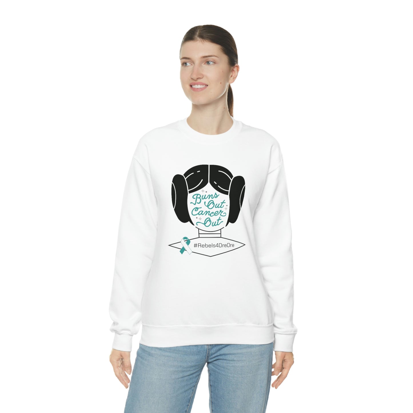 Adult Crewneck Sweatshirt (Black or White)
