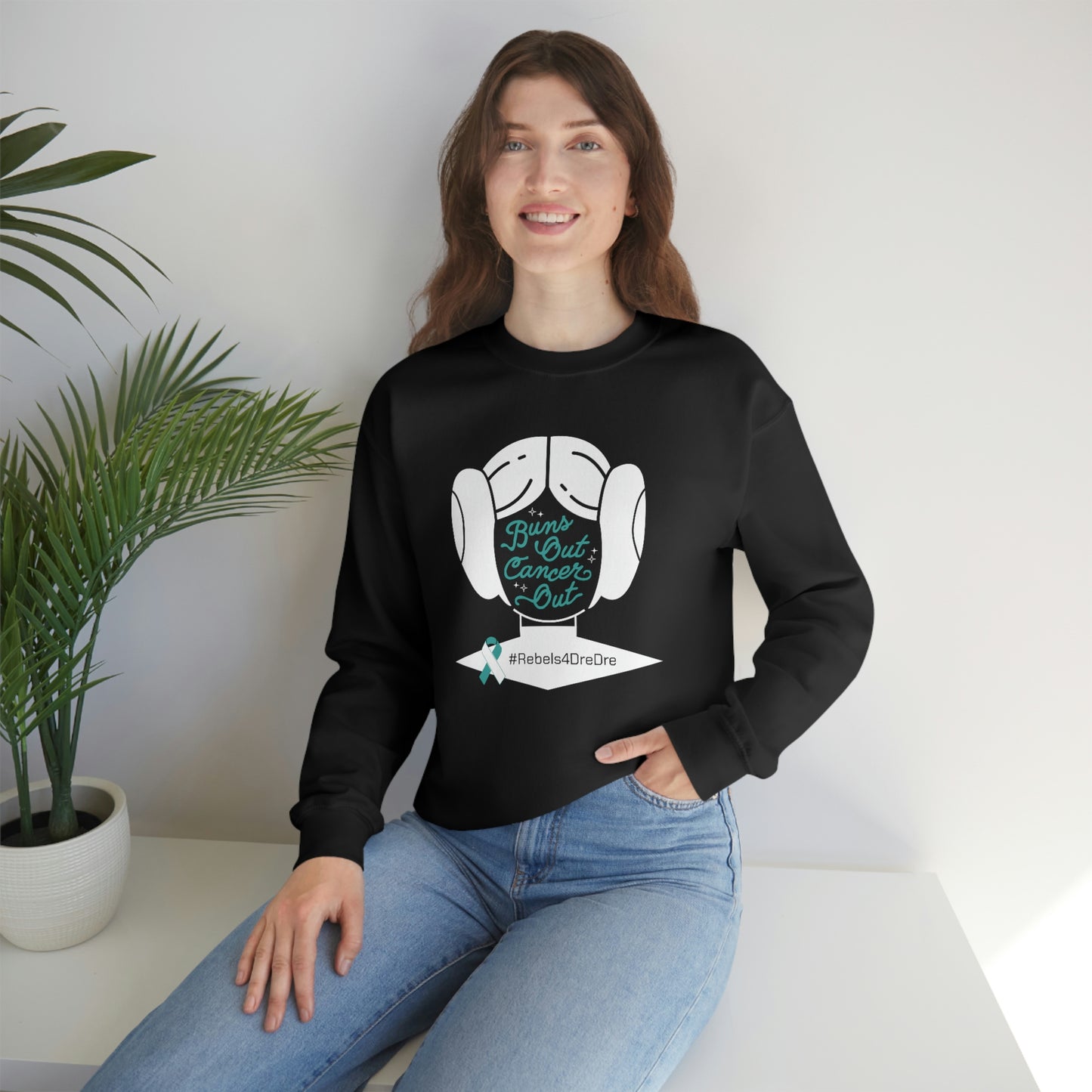 Adult Crewneck Sweatshirt (Black or White)