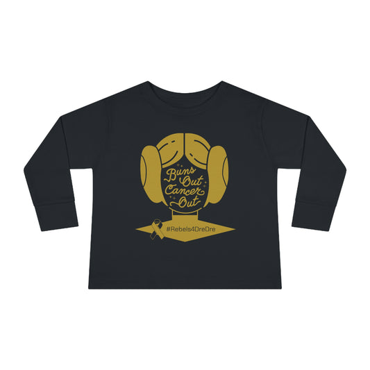 Toddler Long Sleeve Tee (Gold Design)