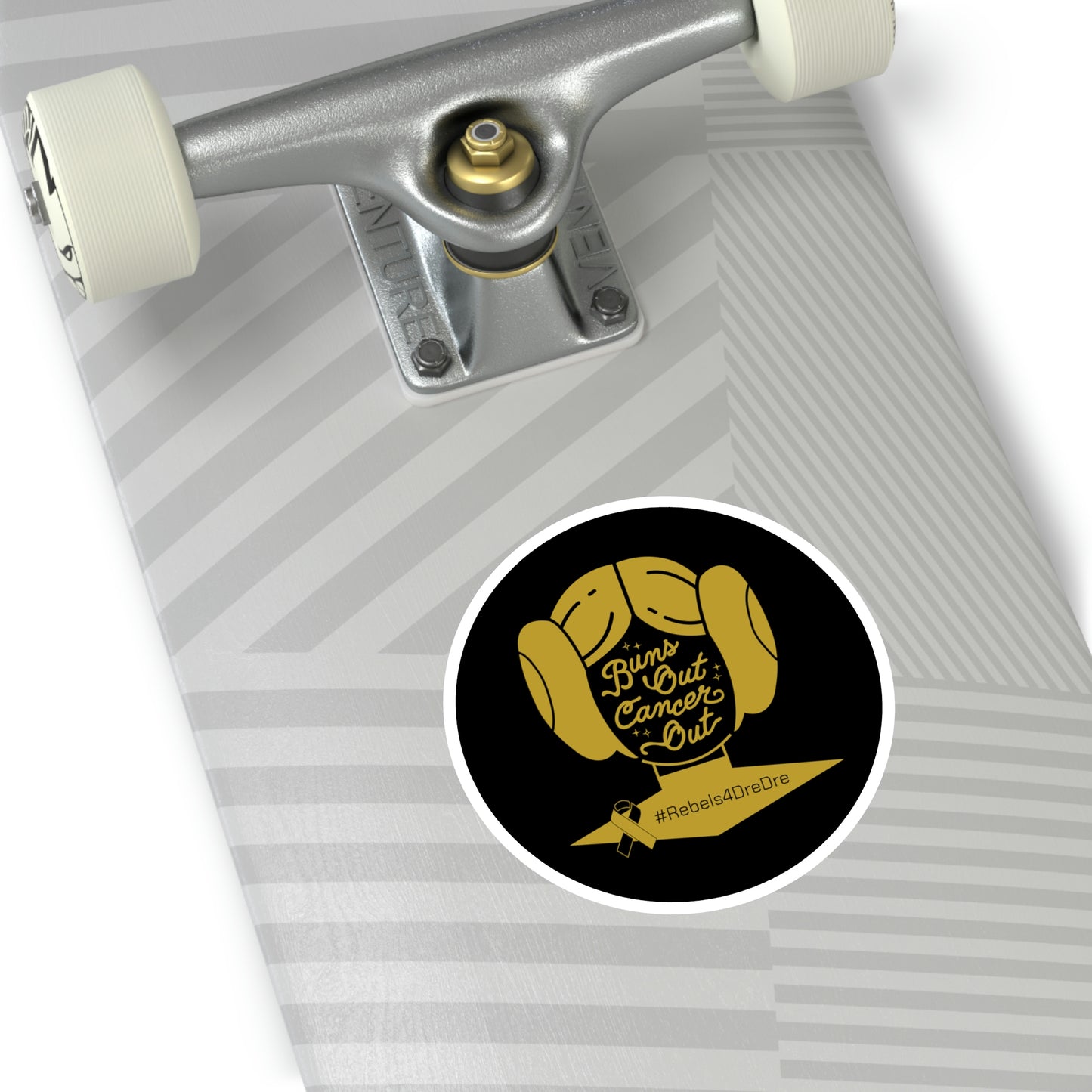 Round Stickers, Indoor\Outdoor (Gold Design)