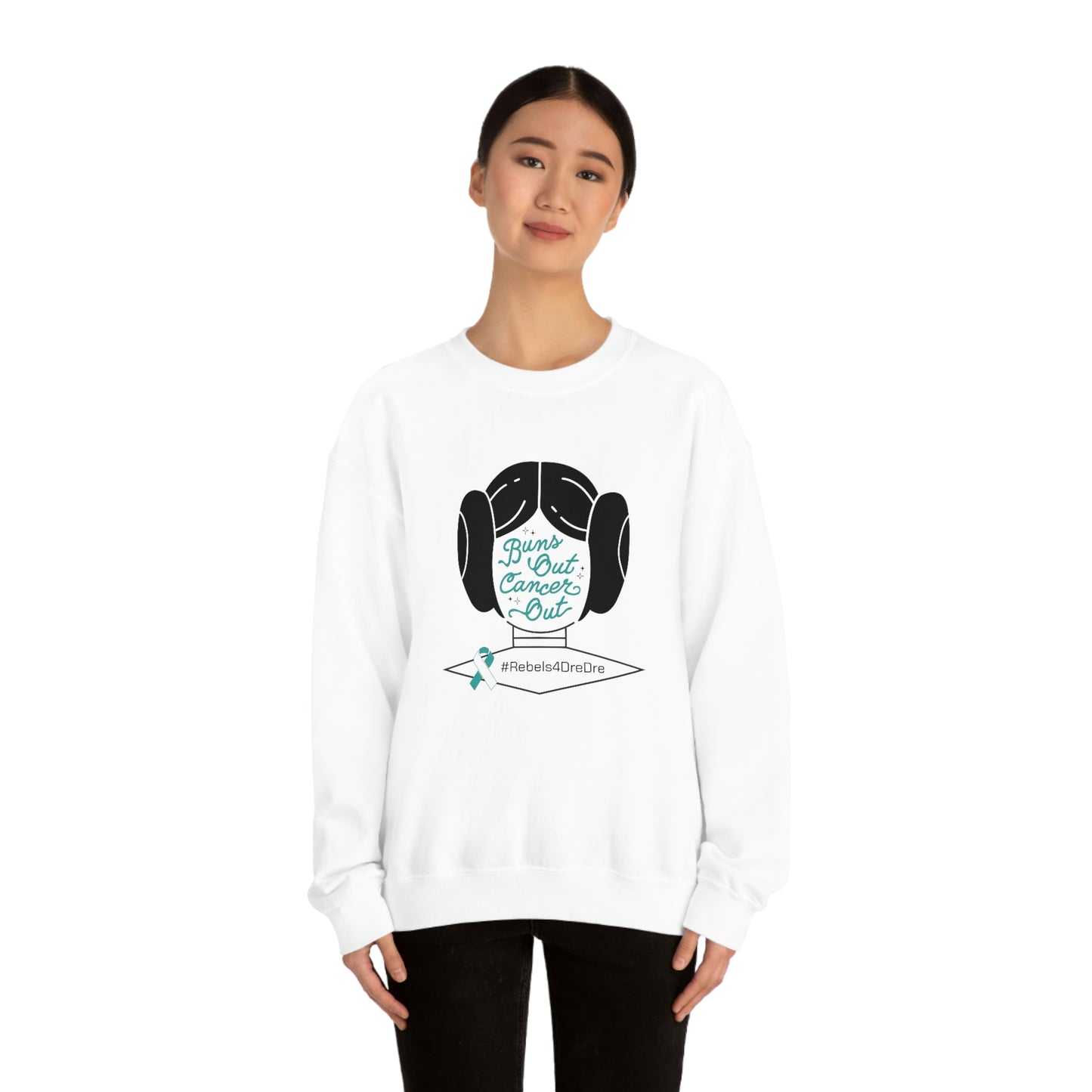 Adult Crewneck Sweatshirt (Black or White)