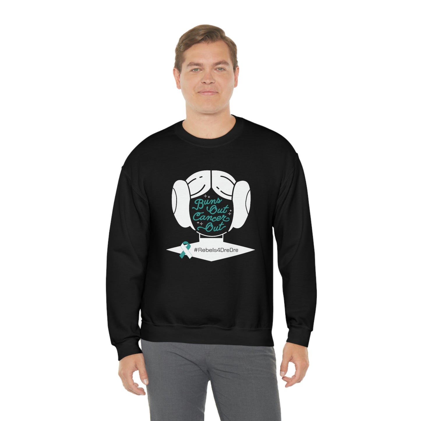 Adult Crewneck Sweatshirt (Black or White)