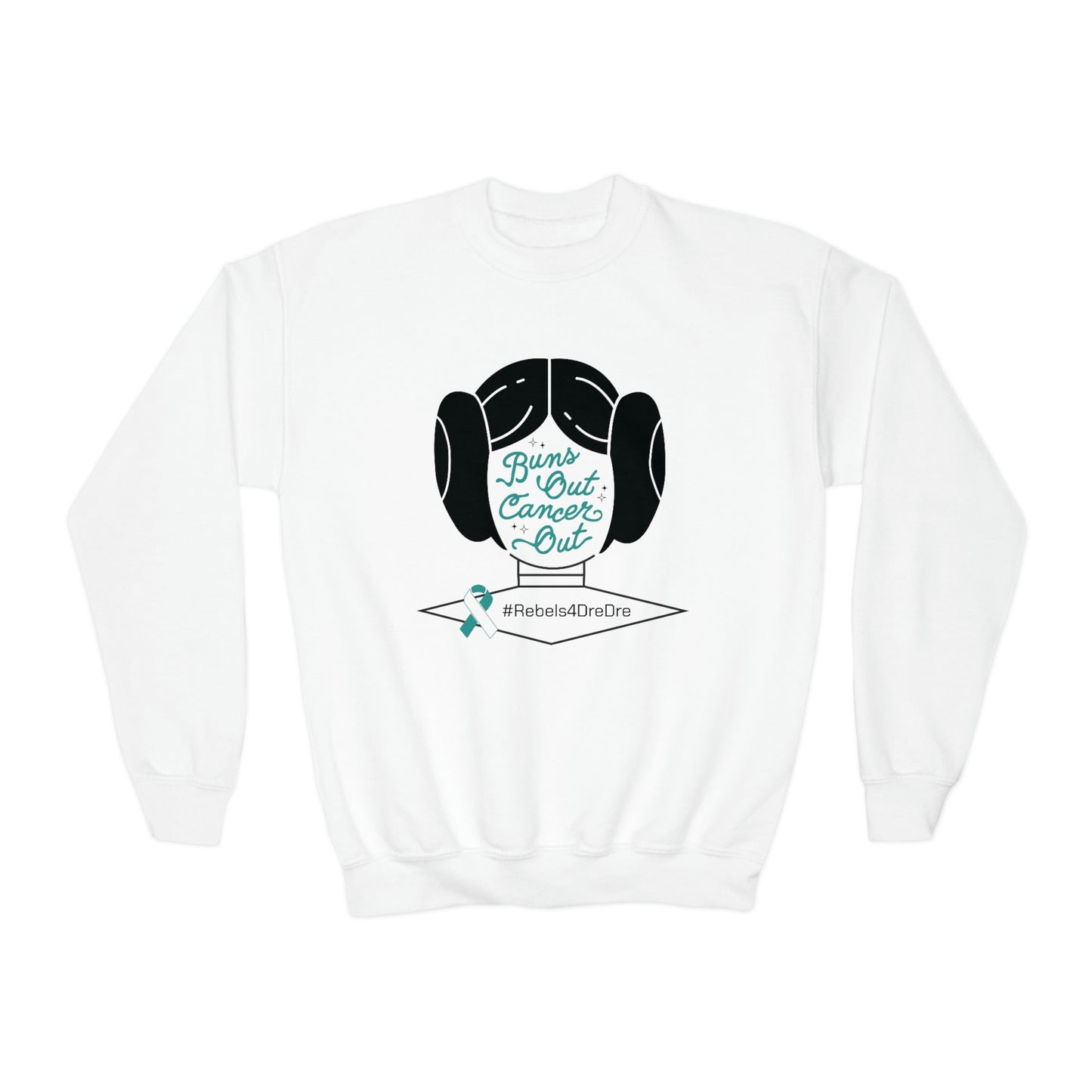 Youth Crewneck Sweatshirt (Black or White)
