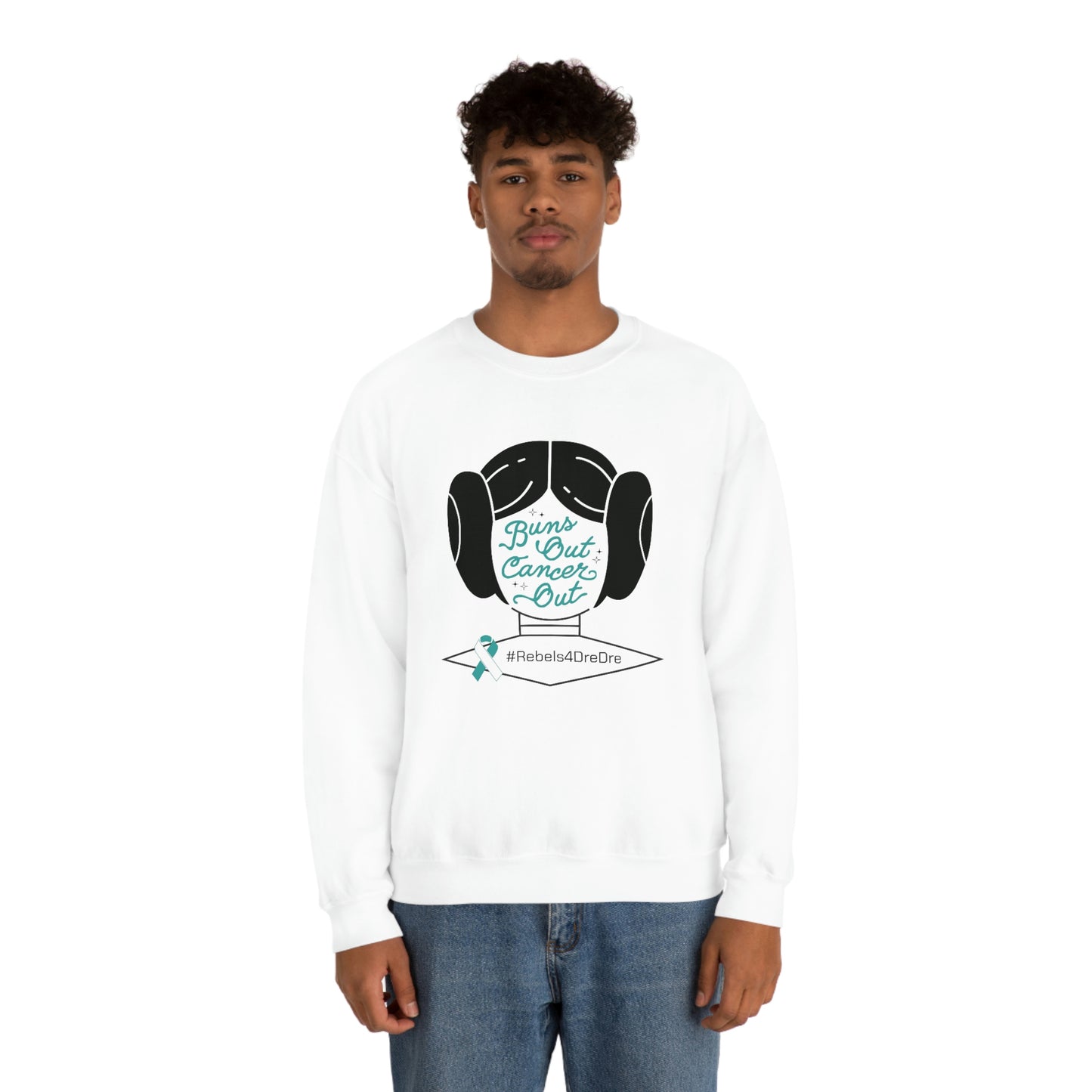 Adult Crewneck Sweatshirt (Black or White)