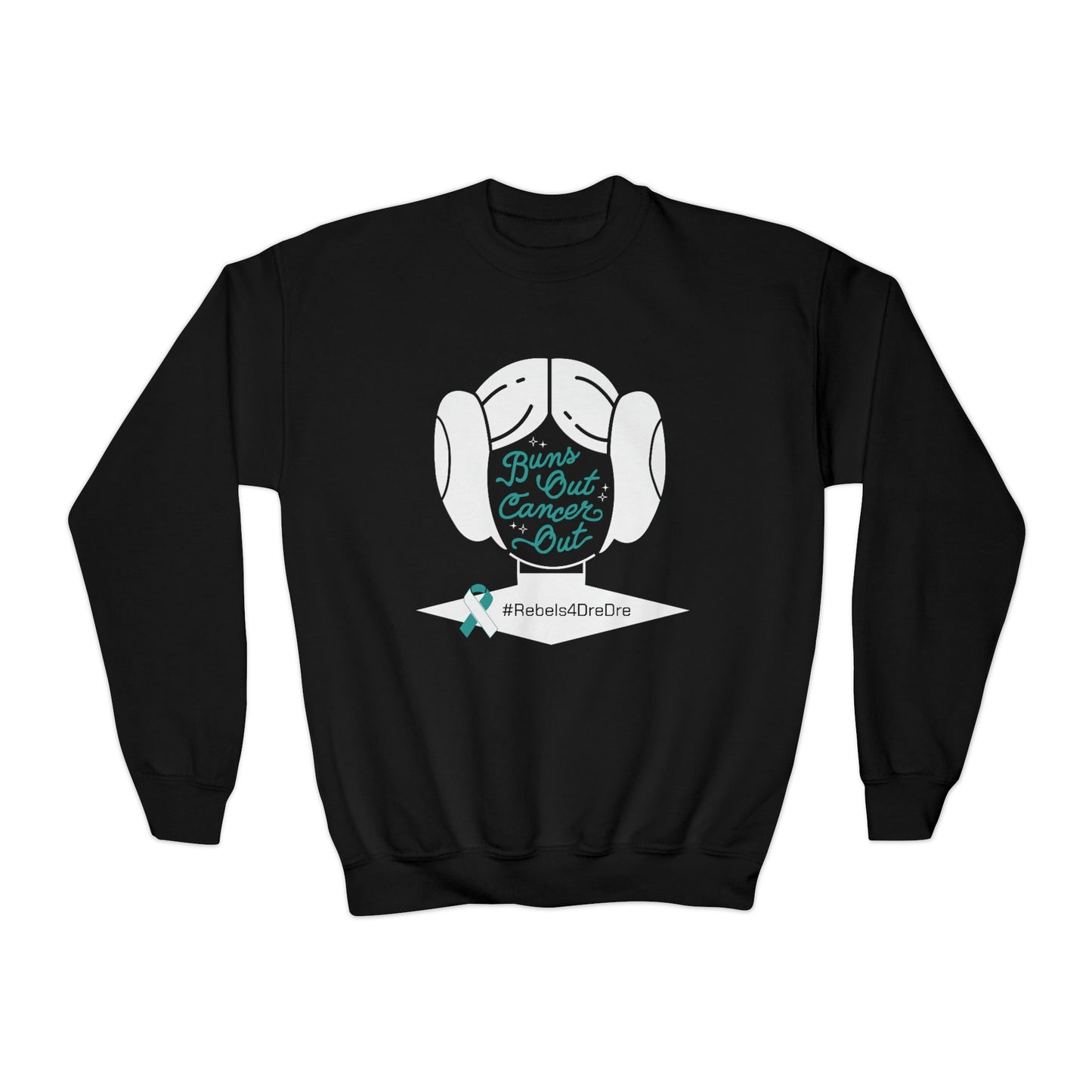 Youth Crewneck Sweatshirt (Black or White)